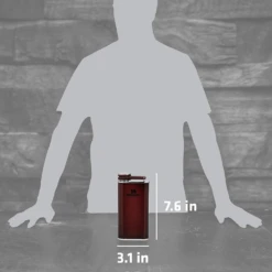 Stanley Classic Easy Fill 8oz Wide Mouth Flask -Montanic Sale Store 10 00837 190 3