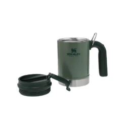 Stanley Classic Vacuum Steel Camp Mug 16oz Hammertone Green -Montanic Sale Store 10 01693 009 7