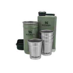 Stanley Adventure Shot Glass Set + Flask Hammertone Green -Montanic Sale Store 10 01883 077 3