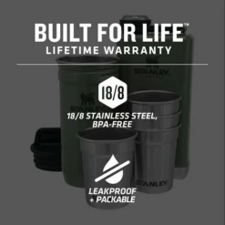 Stanley Adventure Shot Glass Set + Flask Hammertone Green -Montanic Sale Store 10 01883 077 5 600x600 d9eebf2c e34f 4ef5 a33d 65ce70be8a9a