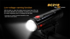 Fenix BC21R USB Rechargable Bicycle Light 880 Lumens -Montanic Sale Store 10 BC21R 00972.1450900823