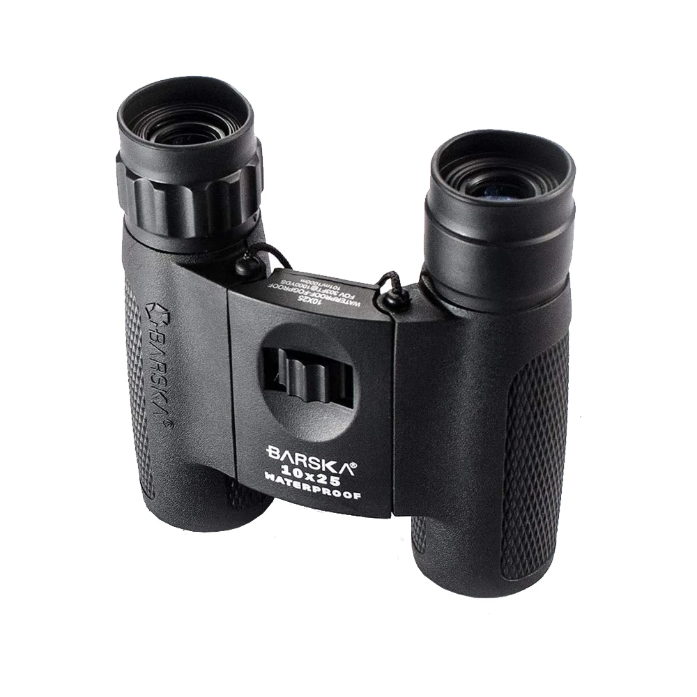 Barska 10x25mm WP Compact Blackhawk Binoculars 4 Barska 10x25mm WP Compact Blackhawk Binoculars - Image 4