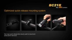 Fenix BC21R USB Rechargable Bicycle Light 880 Lumens -Montanic Sale Store 11 BC21R 38840.1450900824