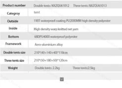 Mobi Garden Camping Tent 3P -Montanic Sale Store 14 1