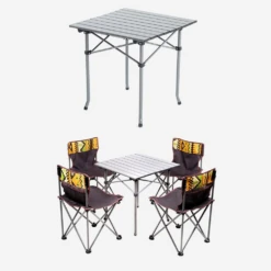 Hewolf 5pcs Set Camping Foldable Table And Chairs -Montanic Sale Store 1746 12 1