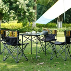 Hewolf 5pcs Set Camping Foldable Table And Chairs -Montanic Sale Store 1746 14 1