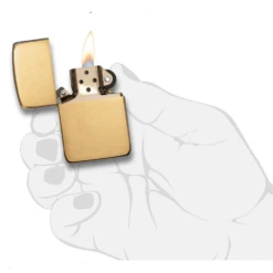 Zippo Replica Brushed Brass Refillable Windproof Lighter - 1941B -Montanic Sale Store 1941b 2