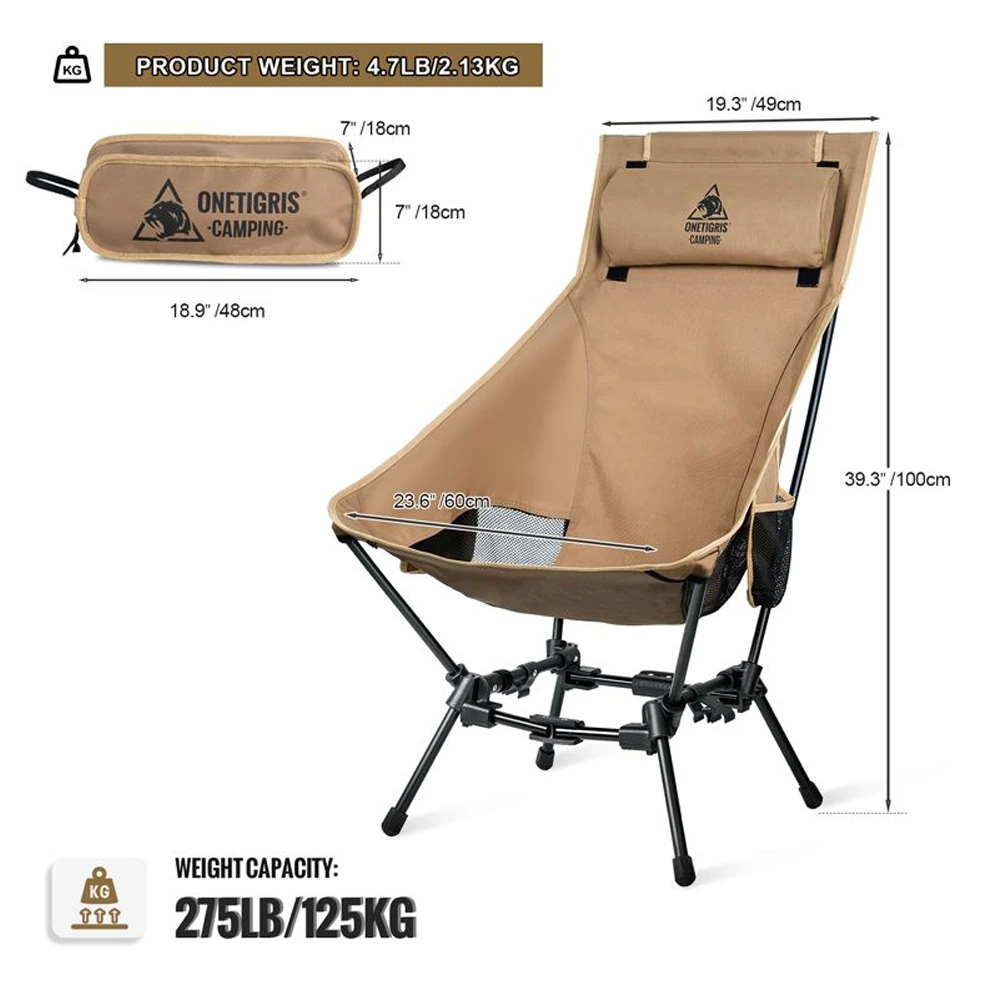 OneTigris Dragonhide Camping Chair 4 OneTigris Dragonhide Camping Chair - Image 4