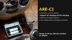 Fenix ARE-C1 18650 Battery Charger -Montanic Sale Store 20131259242231378