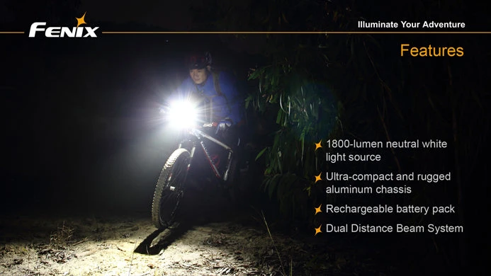 Fenix Rechargable Bike Light 1800 LUMENS 10 Fenix Rechargable Bike Light 1800 LUMENS - Image 10
