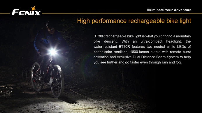 Fenix Rechargable Bike Light 1800 LUMENS 5 Fenix Rechargable Bike Light 1800 LUMENS - Image 5