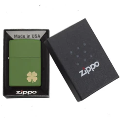 Zippo 228 Shamrock Refillable Windproof Lighter - 21032 6 Zippo 228 Shamrock Refillable Windproof Lighter - 21032 -Montanic Sale Store 21032 1