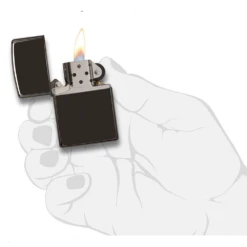 Zippo Ebony Refillable Windproof Lighter - 24756 -Montanic Sale Store 24756 5