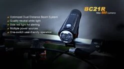 Fenix BC21R USB Rechargable Bicycle Light 880 Lumens -Montanic Sale Store 2 BC21R 84729.1450900823