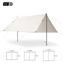 Adventurer Tanxianzhe Waterproof Awning Anti-tearing Sunshade Tarp Outdoor Camping Tan -Montanic Sale Store 3 7b5344b6 3970 4674 9d43 0040fc3a9b68