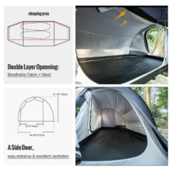 OneTigris Outbreak Retreat Camping Tent - Black -Montanic Sale Store 3 e9015a93 4d4d 4621 821a 70933dc76041