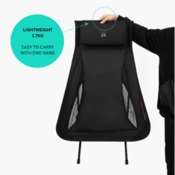 KZM Schwyz High Lightweight Chair Black -Montanic Sale Store 3 f2f08a35 ab33 40e7 a52b fa4e6cb6c563