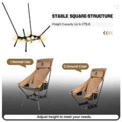 OneTigris Dragonhide Camping Chair 11 OneTigris Dragonhide Camping Chair -Montanic Sale Store 3 f4772778 e266 49fc 8f29 f4e60cb729ae