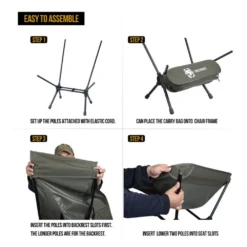 OneTigris Portable Camping Chair Large - Ranger Green 9 OneTigris Portable Camping Chair Large - Ranger Green -Montanic Sale Store 4 7dc007b9 b47a 45c2 b225 f3d2524786c4