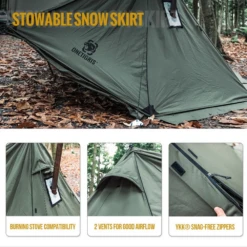 OneTigris Roc Shield Bushcraft Tent TC Version - Ranger Green -Montanic Sale Store 5 519e8a40 41e6 409c 876e 608342ba6b9f