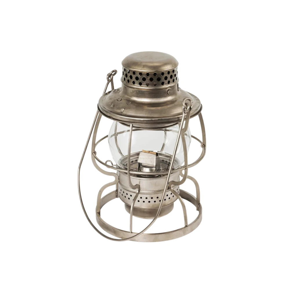 Thous Winds Railroad Kerosene Lamp Vintage Silver 3 Thous Winds Railroad Kerosene Lamp Vintage Silver - Image 3
