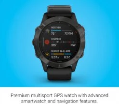 Garmin Fenix 6 GPS Watch - Sapphire Grey -Montanic Sale Store 716c8Sx5ITL. AC SL1500