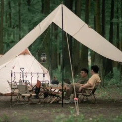 Adventurer Tanxianzhe Waterproof Awning Anti-tearing Sunshade Tarp Outdoor Camping Tan -Montanic Sale Store 7 d1defa4f 8939 4639 beee 6a46dff02424