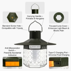 OneTigris LED Camping Lantern - Ranger Green 16 OneTigris LED Camping Lantern - Ranger Green -Montanic Sale Store 9 004e9985 5636 4401 8eff 28352c92bed5