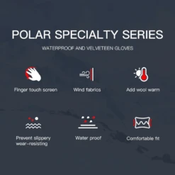 Kyncilor Windproof Non-stick Waterproof Touch Screen Glove -Montanic Sale Store A0020 10