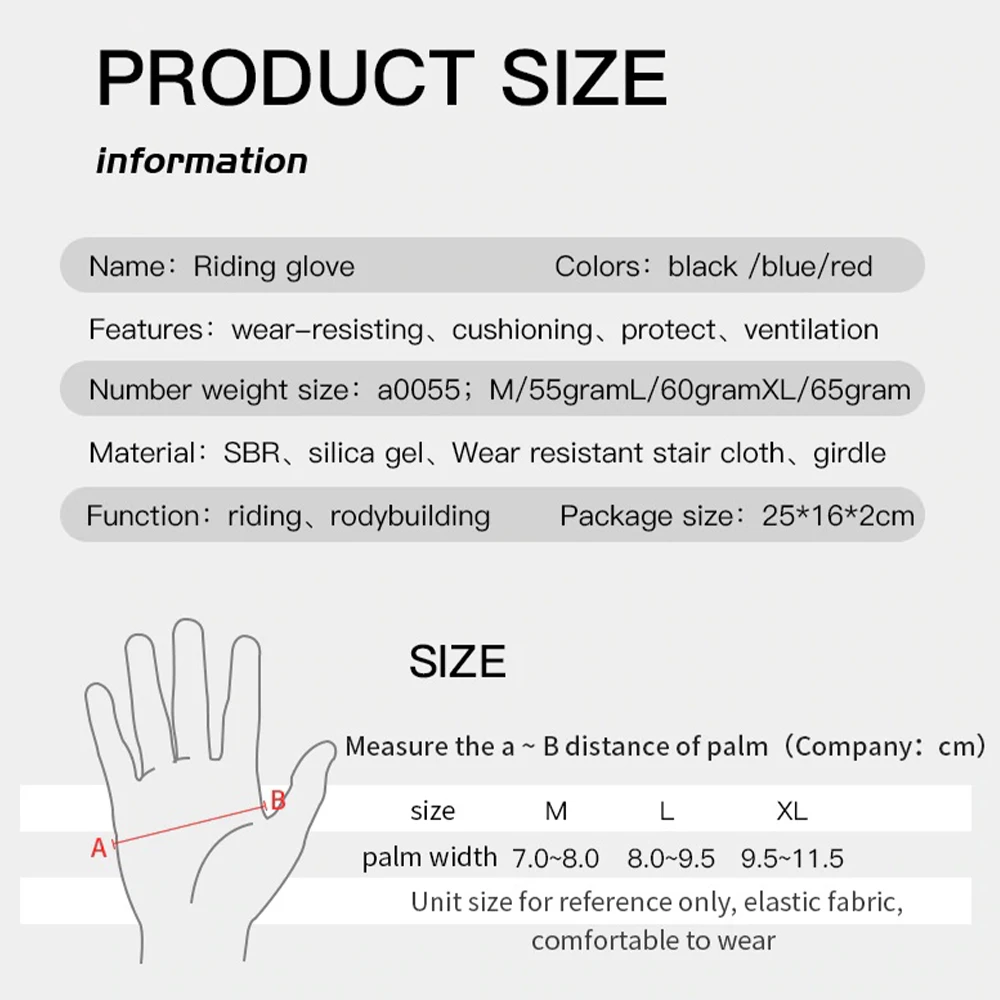 Kyncilor Open Finger Cycling Gloves Anti-slip Gel Cycling Gloves Anti-slip Shockproof Mountain Road Sports Gloves 11 Kyncilor Open Finger Cycling Gloves Anti-slip Gel Cycling Gloves Anti-slip Shockproof Mountain Road Sports Gloves - Image 11