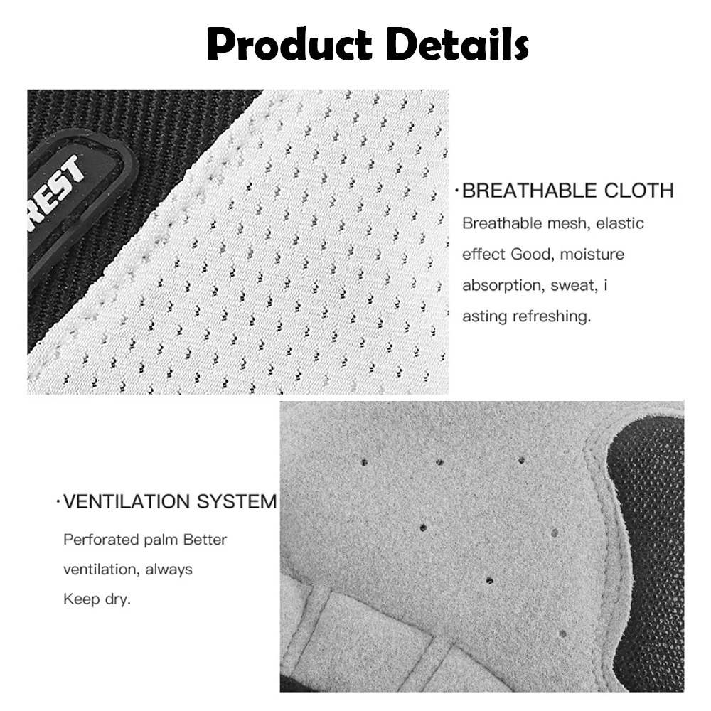 Kyncilor Open Finger Cycling Gloves Anti-slip Gel Cycling Gloves Anti-slip Shockproof Mountain Road Sports Gloves 6 Kyncilor Open Finger Cycling Gloves Anti-slip Gel Cycling Gloves Anti-slip Shockproof Mountain Road Sports Gloves - Image 6