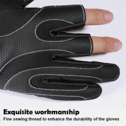 Kyncilor 3 Fingers Resistance Leather Gloves -Montanic Sale Store A0062 11