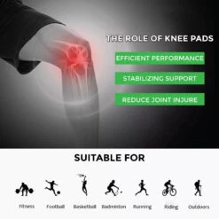 Kyncilor Elastic Knee Guard Knee Support Protector Knee Pad -Montanic Sale Store AB028 4