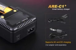 Fenix ARE-C1+ Smart Battery Charger -Montanic Sale Store ARE C1plus battery charger ac dc