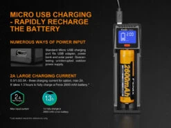 Fenix ARE-D1 Micro USB Single Channel Smart Charger -Montanic Sale Store ARE D1 E 04 70831.1559142238