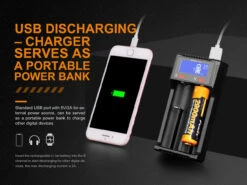 Fenix ARE-D2 Micro USB Dual Channel Smart Charger -Montanic Sale Store ARE D2 E 05 57003.1559144992