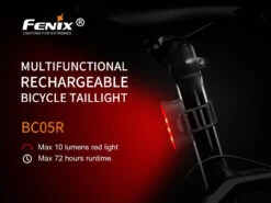 Fenix BCO5R Multifunctional Rechargable Bicycle Tail Light -Montanic Sale Store BC05R 01 E 82786.1542211097