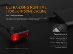 Fenix BCO5R Multifunctional Rechargable Bicycle Tail Light -Montanic Sale Store BC05R 08 E 14496.1542211098