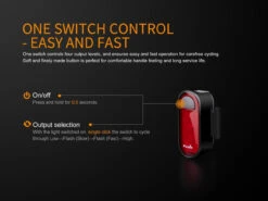 Fenix BCO5R Multifunctional Rechargable Bicycle Tail Light -Montanic Sale Store BC05R 10 E 93270.1542211099