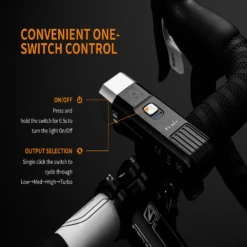 Fenix BC25R USB Rechargable Bicycle Light -Montanic Sale Store BC25R 5
