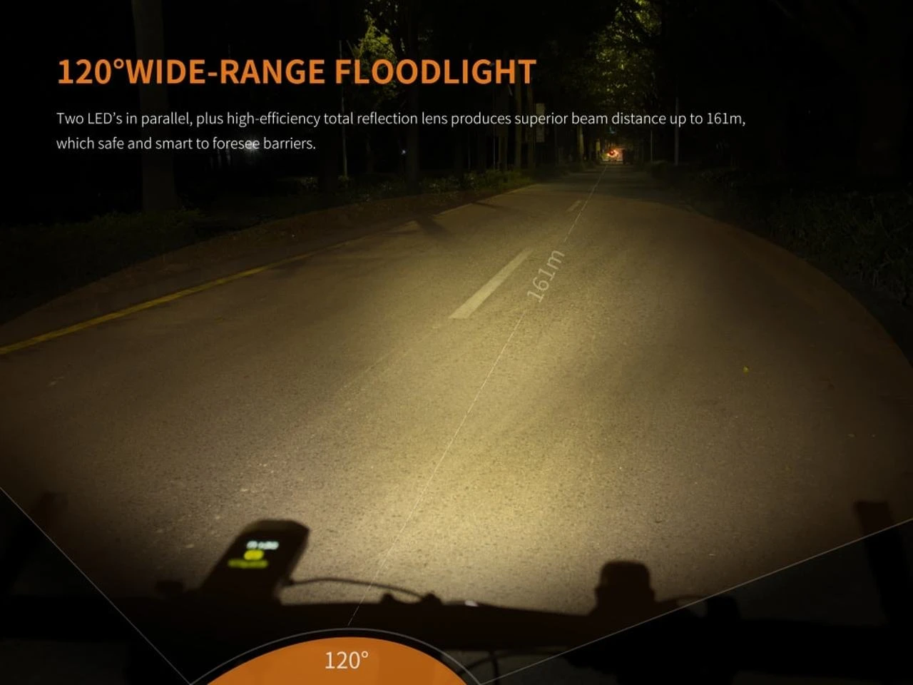 Fenix BC30R USB Rechargable Bicycle Light 11 Fenix BC30R USB Rechargable Bicycle Light - Image 11