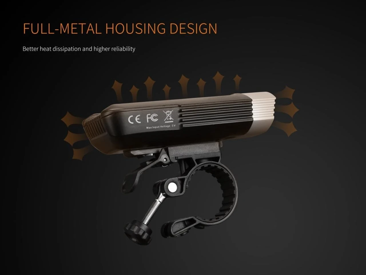 Fenix BC30R USB Rechargable Bicycle Light 8 Fenix BC30R USB Rechargable Bicycle Light - Image 8