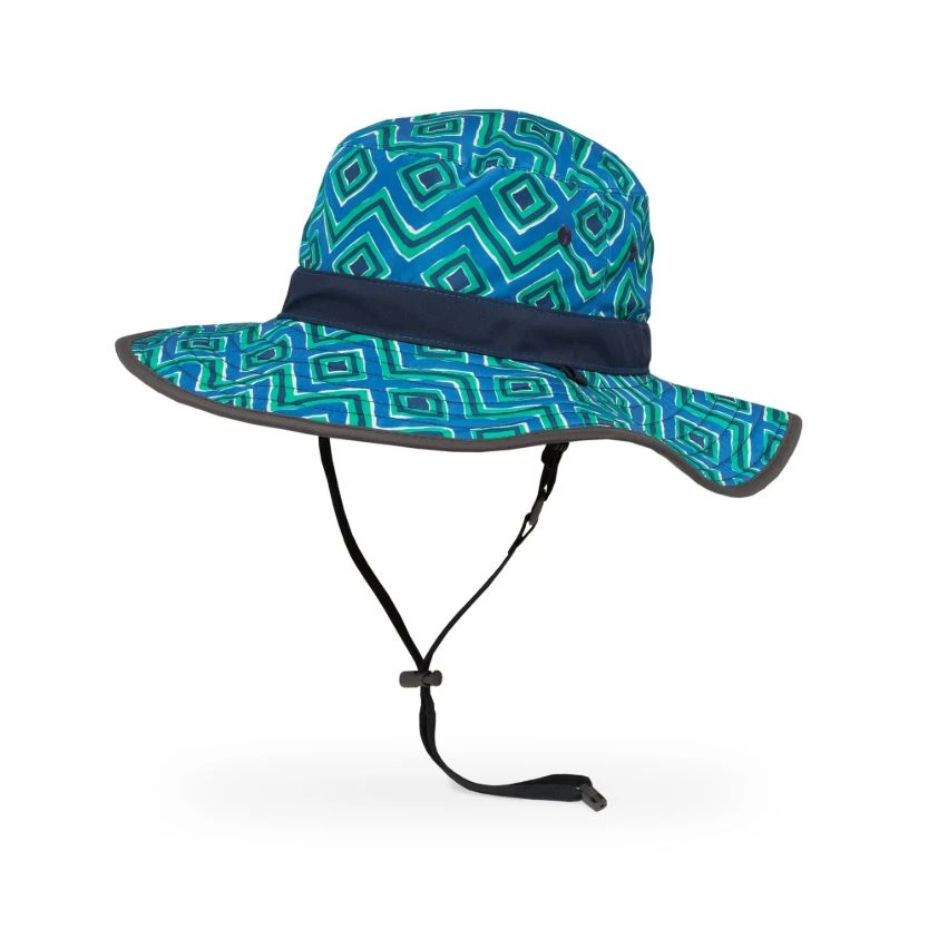 Sunday Afternoon Kids Clear Creek Boonie - Blue Solar Geodes/Grey 1 Sunday Afternoon Kids Clear Creek Boonie - Blue Solar Geodes/Grey