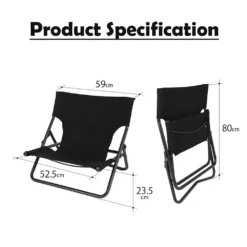 DoD Takibi Chair -Montanic Sale Store C1 597 BK 2 a46ef927 bde7 4818 a93e ce7572cab010