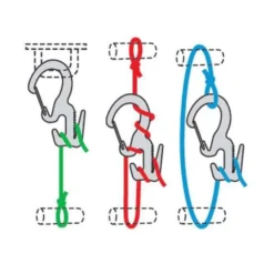 Nite Ize Figure 9® Carabiner Rope Tightener - Small - 2 Pack With Rope - Black -Montanic Sale Store C9S 25 2R3 3