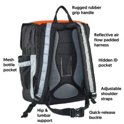 Caribee Pilbara Hi Vis Safety Pack -Montanic Sale Store CAR11803 6