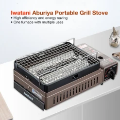 Iwatani Aburiya Portable Grill Stove 14 Iwatani Aburiya Portable Grill Stove -Montanic Sale Store CB ABR 1CB ABR 2 9