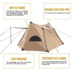 OneTigris Solo Homestead Camping Tent (TC Version) -Montanic Sale Store CE BHS06 TC A 04