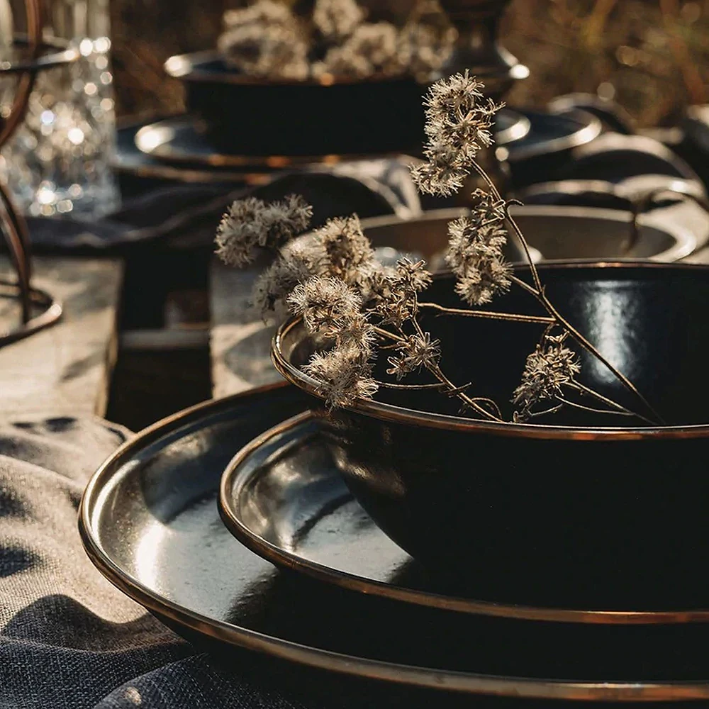 Barebones Enamel Bowl - Set Of 2 14 Barebones Enamel Bowl - Set Of 2 - Image 14