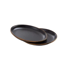 Barebones Enamel Plate - Set Of 2 -Montanic Sale Store CKW 342